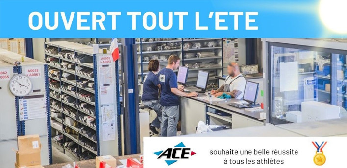 L'été est là, ACE reste à votre service !
