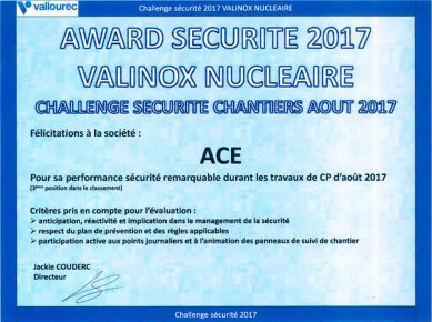 AWARD Sécurité 2017 !