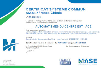Certification MASE