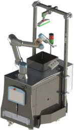 Poste de dévracage 3D collaboratif des couvercles