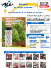 Élément filtrant et innovant