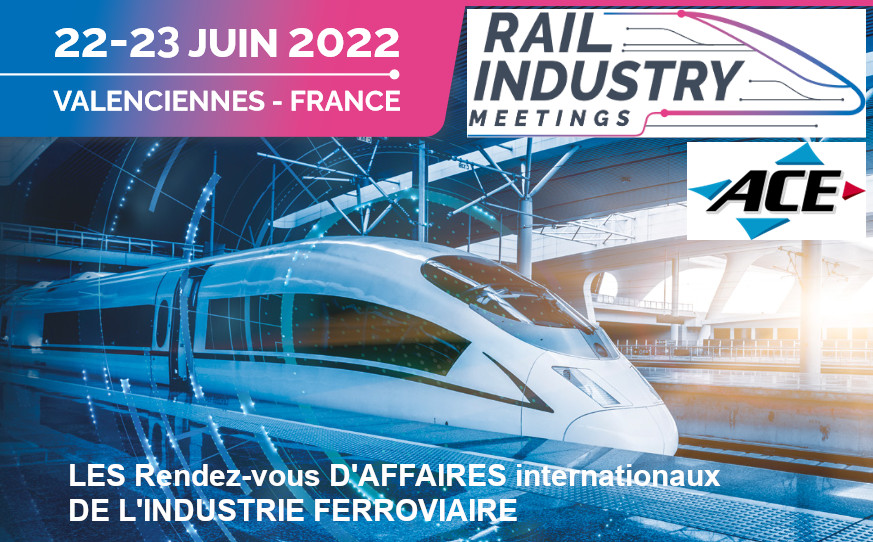 ACE sera présente aux journées « Rendez-vous d’affaires du l’industrie Ferroviaire »