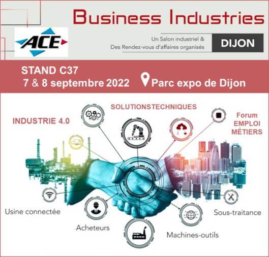 Venez nous rencontrer lors du salon BUSINESS INDUSTRIES de Dijon