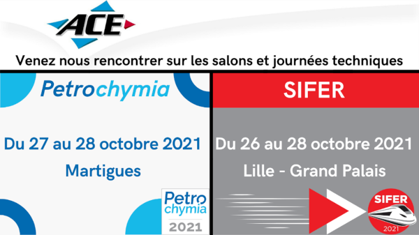 Rencontrez-nous aux salons PETROCHYMIA et SIFER 2021